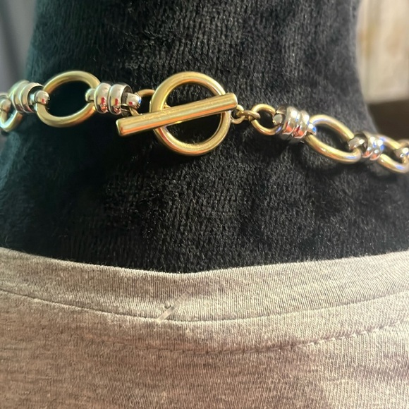 NWT Loft Two Tone Necklace - Picture 3 of 6